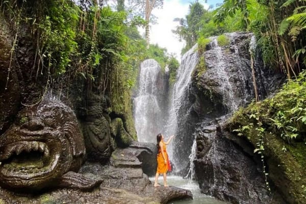 Discover the Sacred Beauty of Taman Beji Griya Waterfall: A Must-Visit Spiritual Destination in Bali